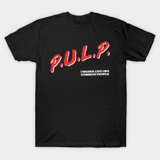 Pulp // 90s Music Fan Original Design T-Shirt